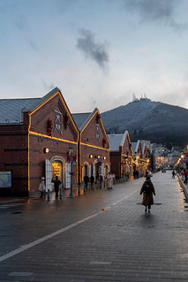 Sunrise or sunset photo of Hakodate