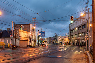 Sunrise or sunset photo of Hakodate