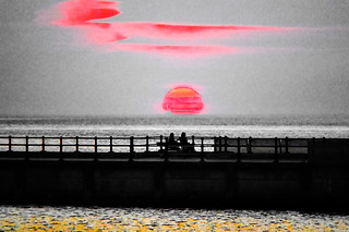 Flickr photo: Sunset over Liverpool Bay