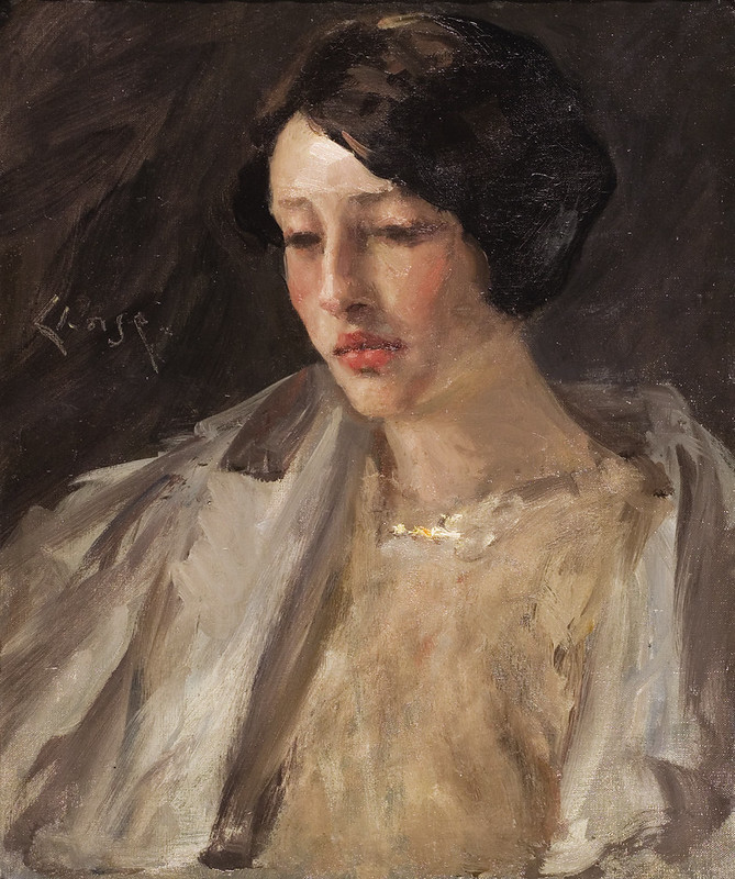 William Merritt Chase «Portrait of Esther M. Groome», 1912