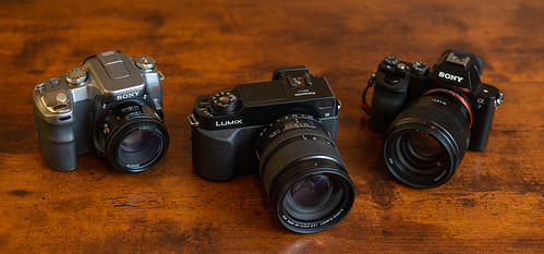 Sony a 100 / Lumix L1 / Sony a7 | by maoby
