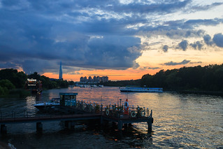 Flickr photo: Sunset at the river