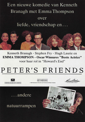 Kenneth Branagh, Emma Thompson, Hugh Laurie, Stephen Fry and Imelda Staunton in Peter's Friends (1992)