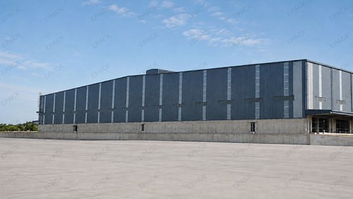 Modern Pre-Engineered Warehouse Building by EPACK Prefab