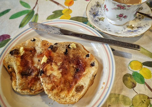 Toasted tea cake | by clive422