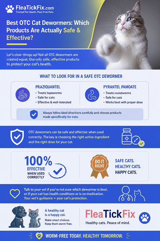 Best OTC Cat Dewormers -Which Products Are Actually Safe & Effective