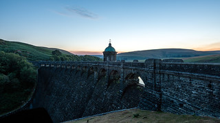 Flickr photo: Sunset at Craig Goch Dam, Elan Valley