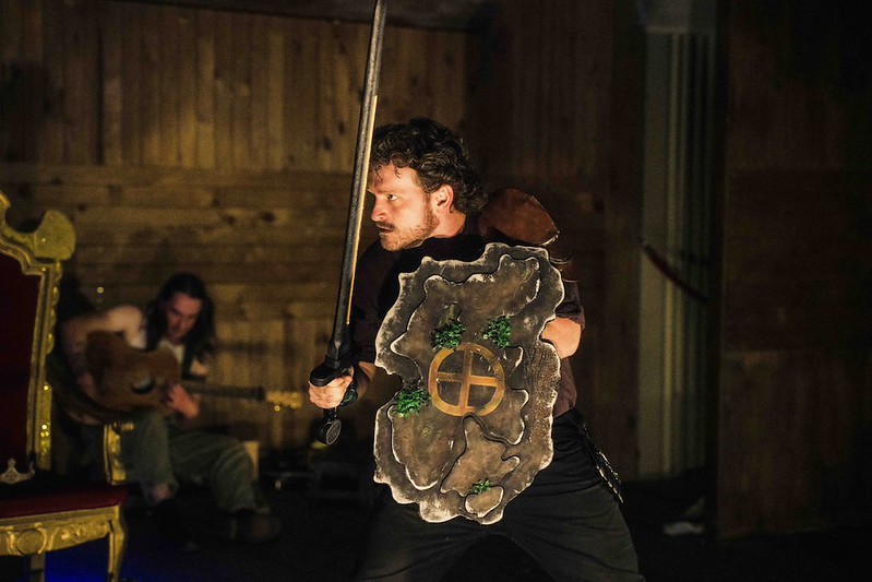 Caleb James. Pic: Steffen Taylor.Laura Irish. Pic: Steffen Taylor.
Macbeth: Blood and Bluegrass,
The Barden Party,
theSpace @ Surgeons' Hall
EdFringe 2026
Review