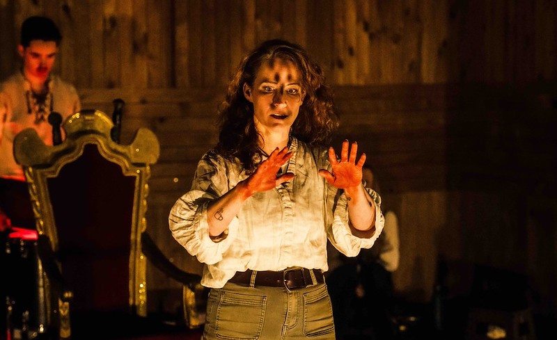 Caleb James. Pic: Steffen Taylor.Laura Irish. Pic: Steffen Taylor.
Macbeth: Blood and Bluegrass,
The Barden Party,
theSpace @ Surgeons' Hall
EdFringe 2026
Review