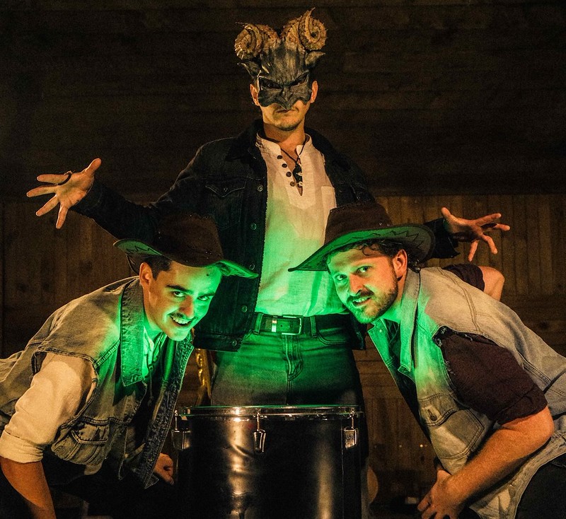 Caleb James. Pic: Steffen Taylor.Laura Irish. Pic: Steffen Taylor.
Macbeth: Blood and Bluegrass,
The Barden Party,
theSpace @ Surgeons' Hall
EdFringe 2026
Review