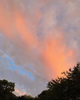 Flickr photo: Beautiful golden-to-reddish sunset clouds over Trumbull, CT.  #sunset #twilight #dusk #TrumbullCT #Connecticut