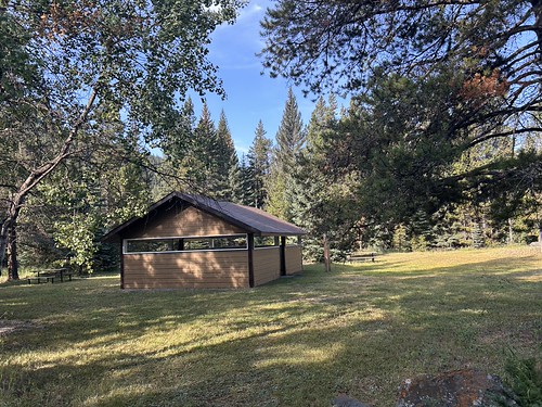 Shelter at Dutch Creek Provincial Recreation Area