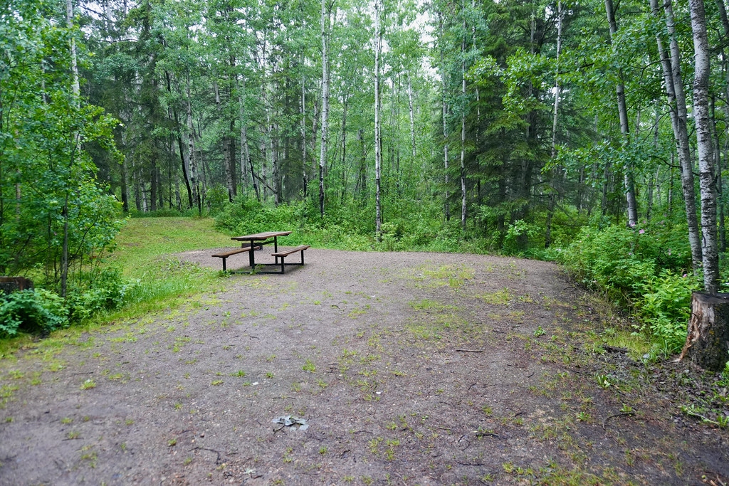 Campsite at Long Lake Provincial Park