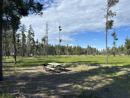 Campsite at Moose Lake Provincial Park
