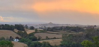 Flickr photo: Glastonbury Tor..    (from my hut!)