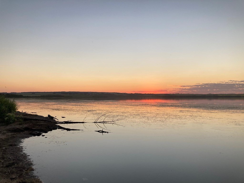Sunset at Saskatoon Island Provincial Park