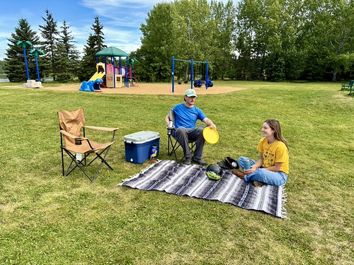 Picnic at Wabamun Lake Provincial Park