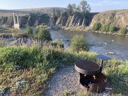 Campsite at Maycroft Provincial Recreation Area