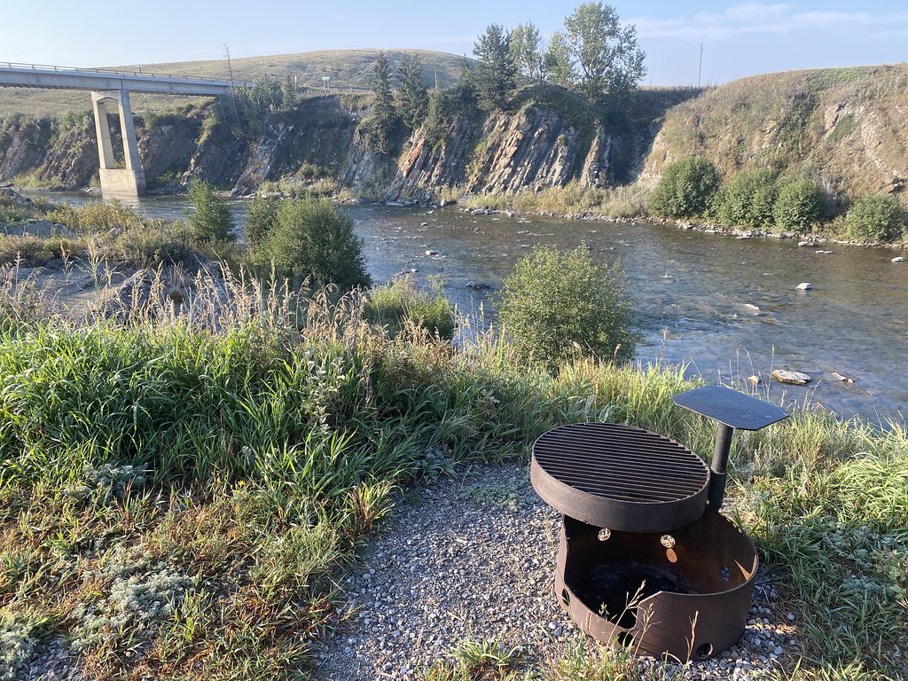 Campsite at Maycroft Provincial Recreation Area
