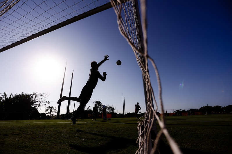 Jogadores do Sport Club do Recife participam de treinamento no CT do Sport, em Recife (PE), nesta sexta-feira, 21 de Agosto de 2026, como parte da preparação da equipe para a partida contra o América-MG, válida pela 24ª rodada do Campeonato Brasileiro da Série B. Foto: Paulo Paiva / Sport Club do Recife. Treino CT Sport | 21/08/2026
