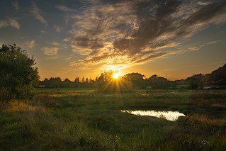 Flickr photo: Sunset at Haga