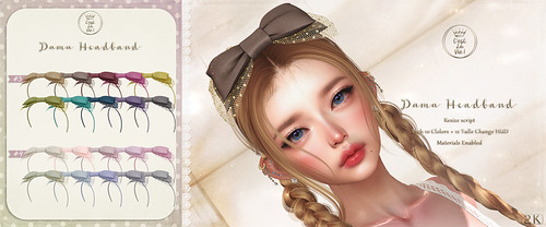 ::C'est la vie !:: Dama Headband #3, #4 + 🎀🎁GIVEAWAY🎁🎀 - Second Life
