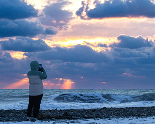Sunrise or sunset photo of Orël-Izumrud