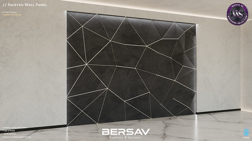Bersav // Faceted Wall Panel | by mediasl_feed