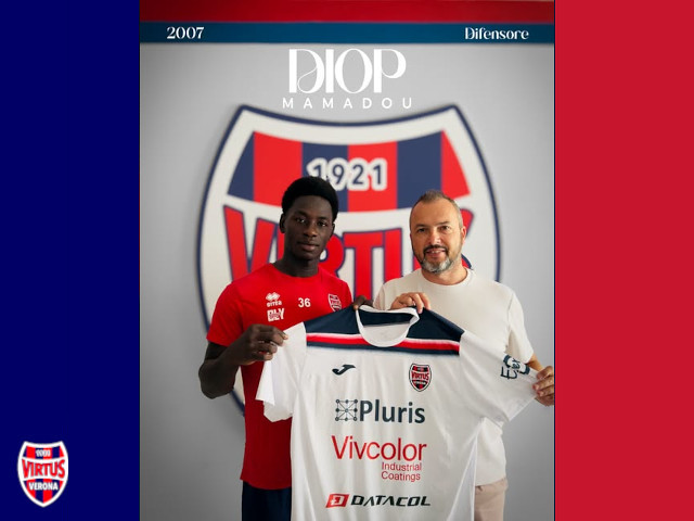 MAMADOU DIOP &Egrave; UN NUOVO GIOCATORE DELLA VIRTUS VERONA