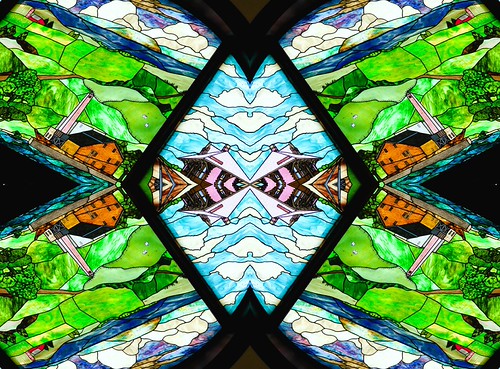 Stained Glass Window Quadrant Kaleidoscope (3) | by Roger's quadrant kaleidoscopes