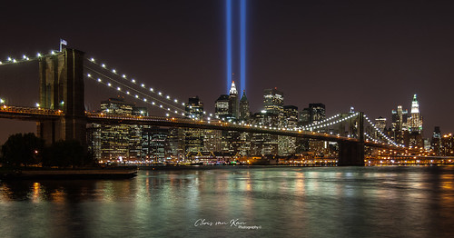 9/11 Tribute in Light, New York | by CvK Photography