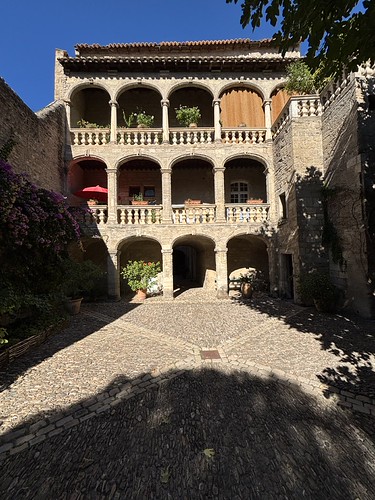 Courtyard of the Hôtel d’Alfonce, Pézenas