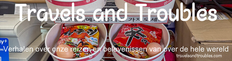 Koreaanse instant noedelsoep met of zonder ei