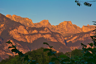 Flickr photo: The St. Gallen mountains in sunset alpenglow