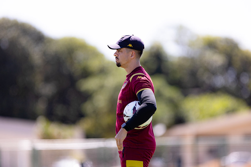 Jogadores do Sport Club do Recife participam de treinamento com o comando do Técnico Mariano Soso no CT do Sport, em Recife (PE), nesta segunda-feira, 14 de Setembro de 2026, como parte da preparação da equipe para a partida contra a CRB, válida pela 28ª rodada do Campeonato Brasileiro da Série B. Foto: Paulo Paiva / Sport Club do Recife. Treino CT Sport | 14/07/2026