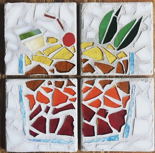 Mosaic coasters