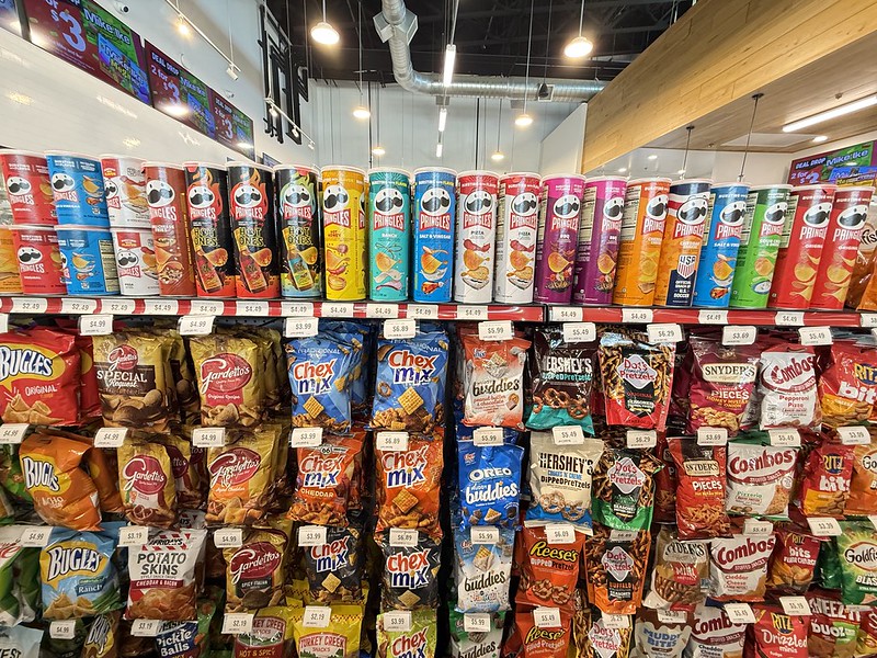 variety of Pringles プリングルスの種類がいっぱい!