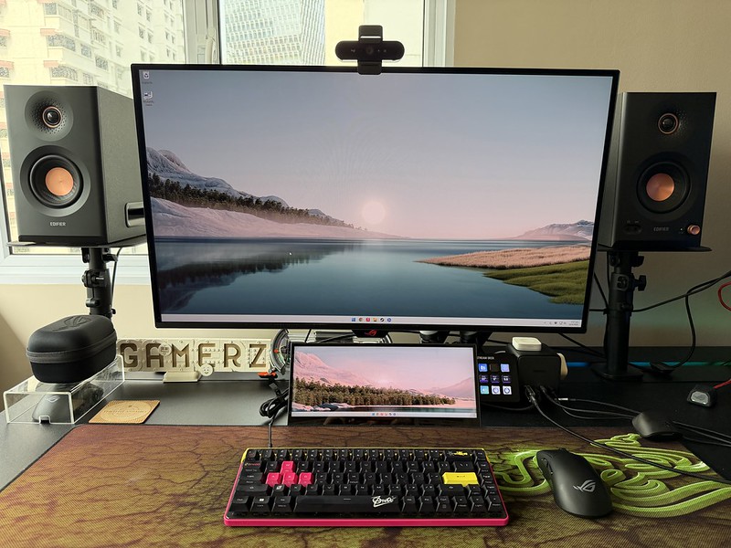 Asus ROG Strix XG129C Touchscreen Gaming Monitor - Below The Desk