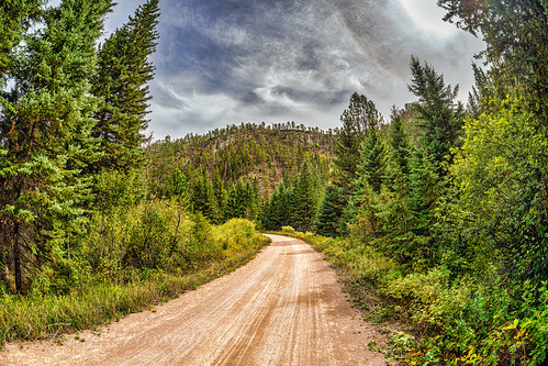 view on the trail