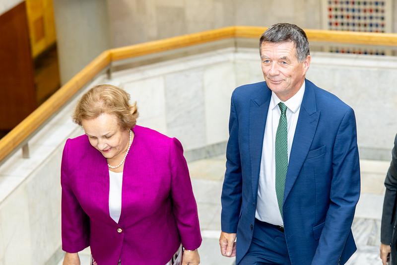 2026 09 17 Premjeras M. Sinkevičius susitiko su Europos audito rūmų prezidentu Tony Murphy