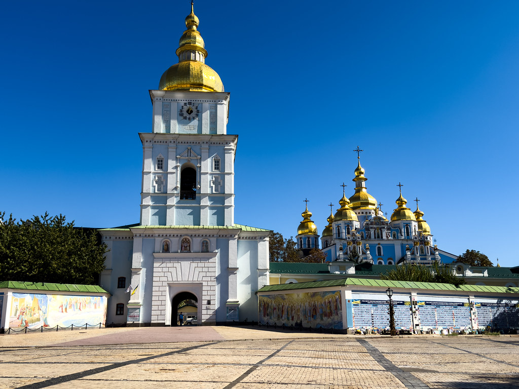 September 18, 2026. The 1668th day of war in Ukraine. St. Michael's Golden-Domed Monastery (Mykhaylivs’kyi zolotoverkhyi monastyr) is a functioning monastery in Kyiv.