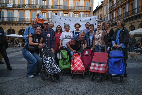 KASen protesta Zinemaldian. (Argazkia: Joseba Parron)