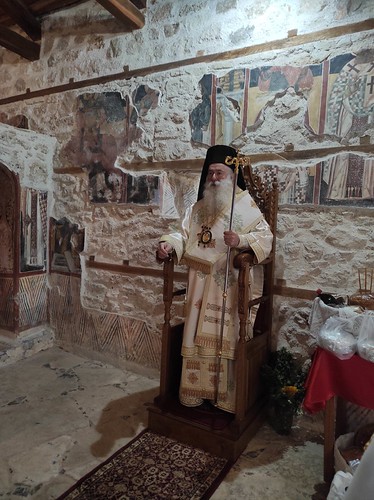 Αρχιερατική Θ. Λειτουργία στην Ι. Μονή Παναγίας Πραθίου και Εσπερινός του Αγίου Ευστάθιου στο Καρτέρι.
