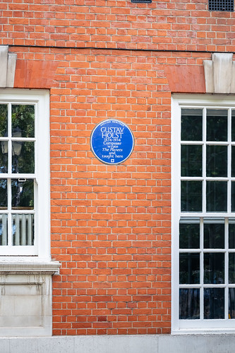 Gustav Holst 1874-1934 composer wrote The Planets and taught here