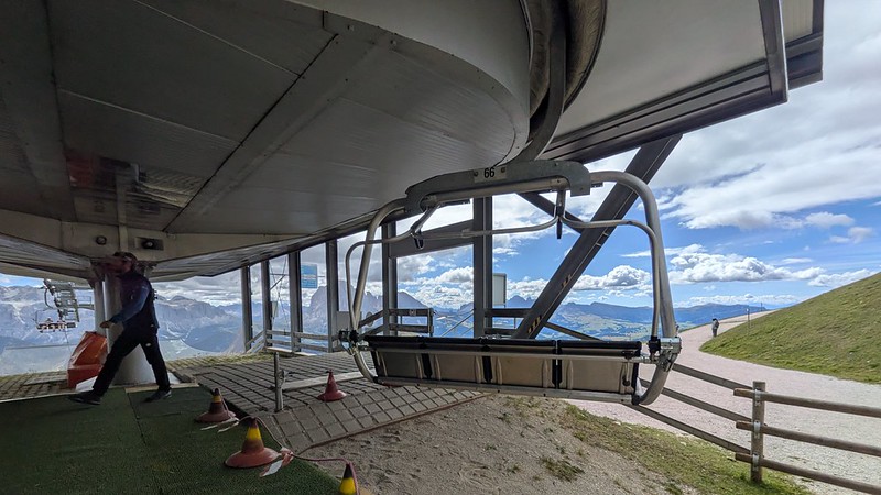 Fermeda Chairlift Exit - From Col Raiser to Panoramic Monte Pic to Seceda Ridge - Ortisei, Val Gardena, Dolomites, Italy