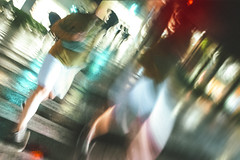 RUNNING THROUGH A RED LIGHT