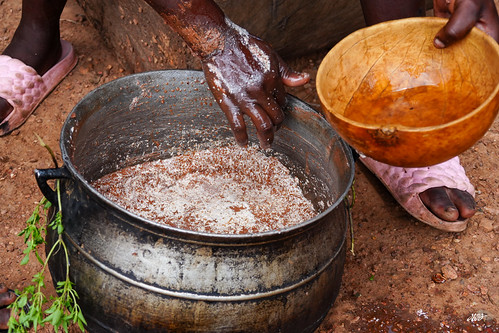 Shea butter making, Natitingou