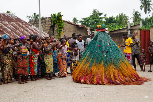 Zangbeto dance, Benin
