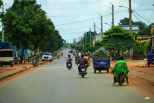 Road through Abomey