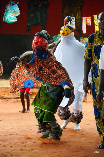 Gelede masked dance